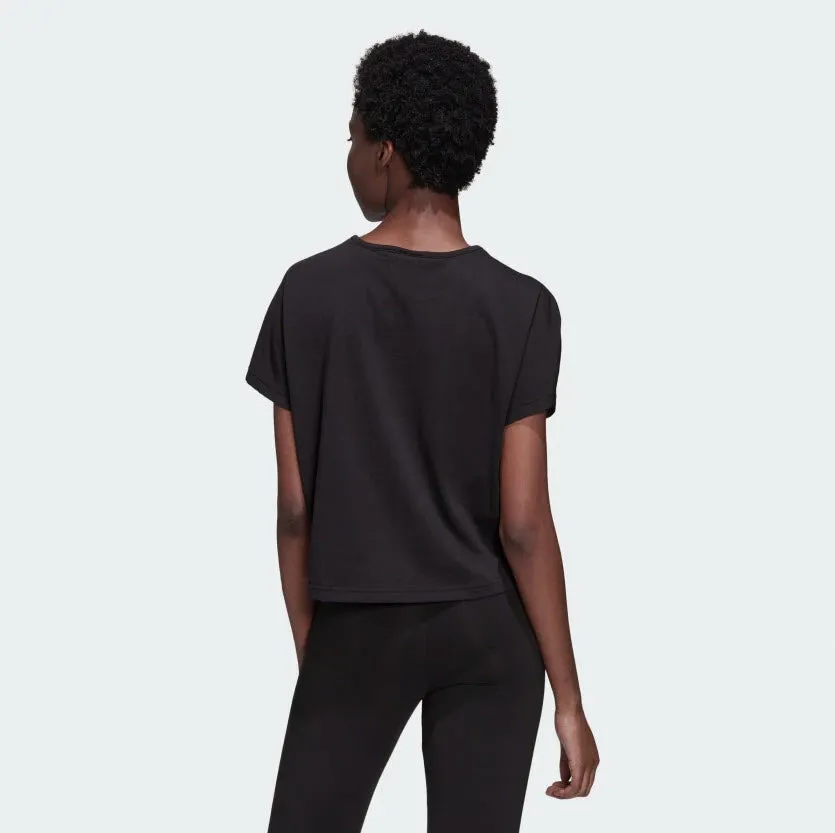Adidas W Sport ID Graphic Tee Black ED6177