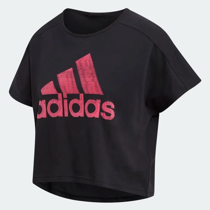 Adidas W Sport ID Graphic Tee Black ED6177