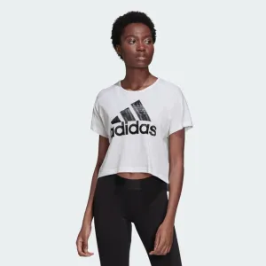 Adidas W Sport ID Graphic Tee White ED6176