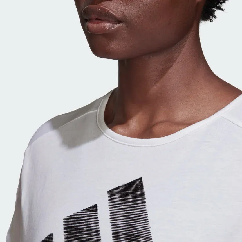 Adidas W Sport ID Graphic Tee White ED6176