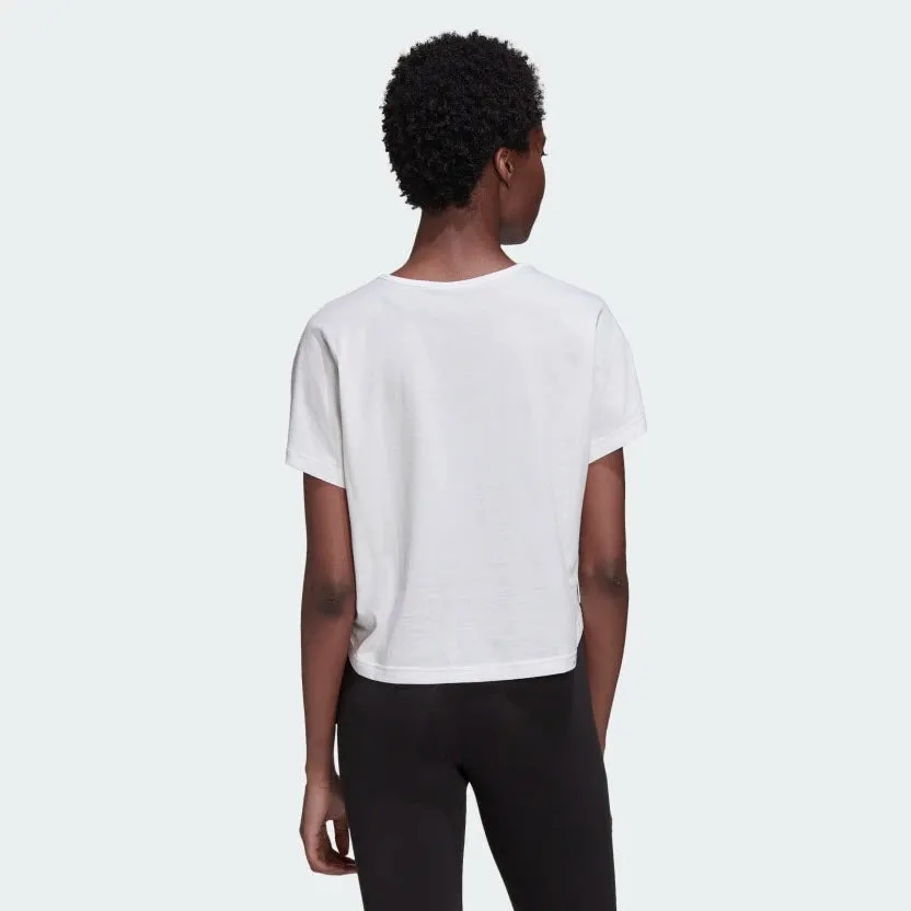 Adidas W Sport ID Graphic Tee White ED6176