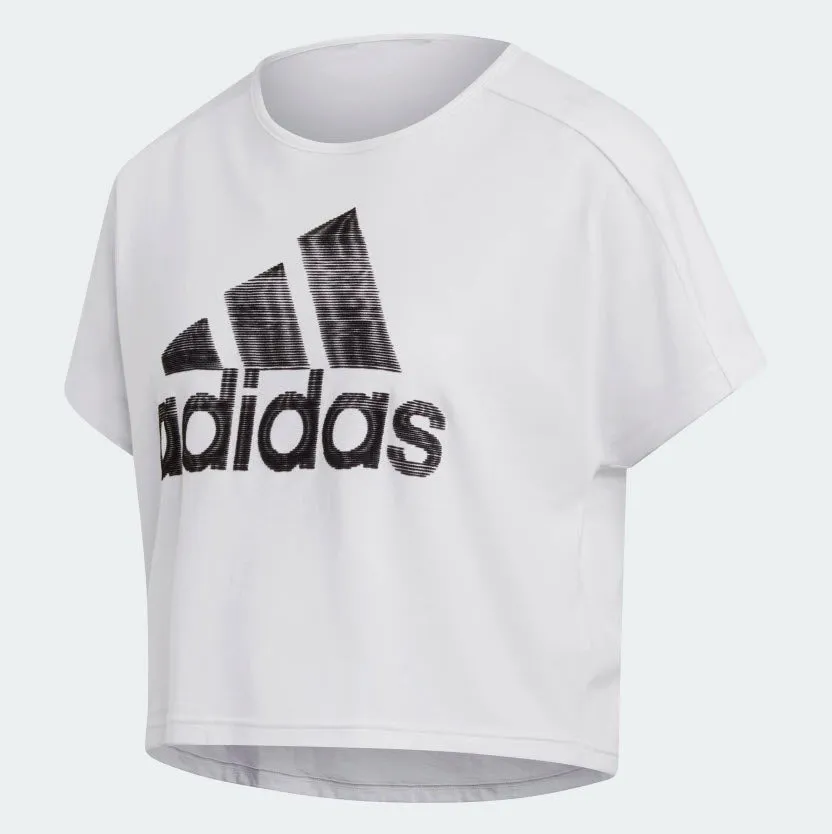 Adidas W Sport ID Graphic Tee White ED6176
