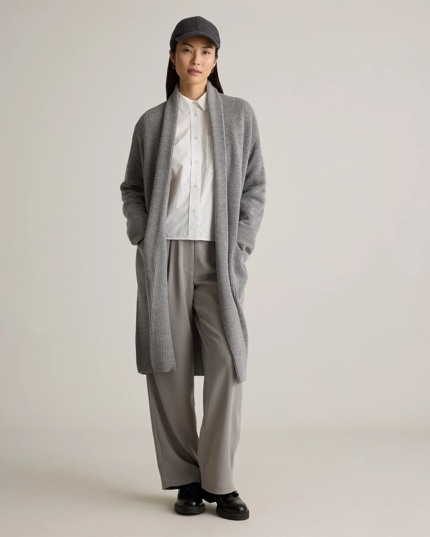 Australian Merino Wool Duster Cardigan