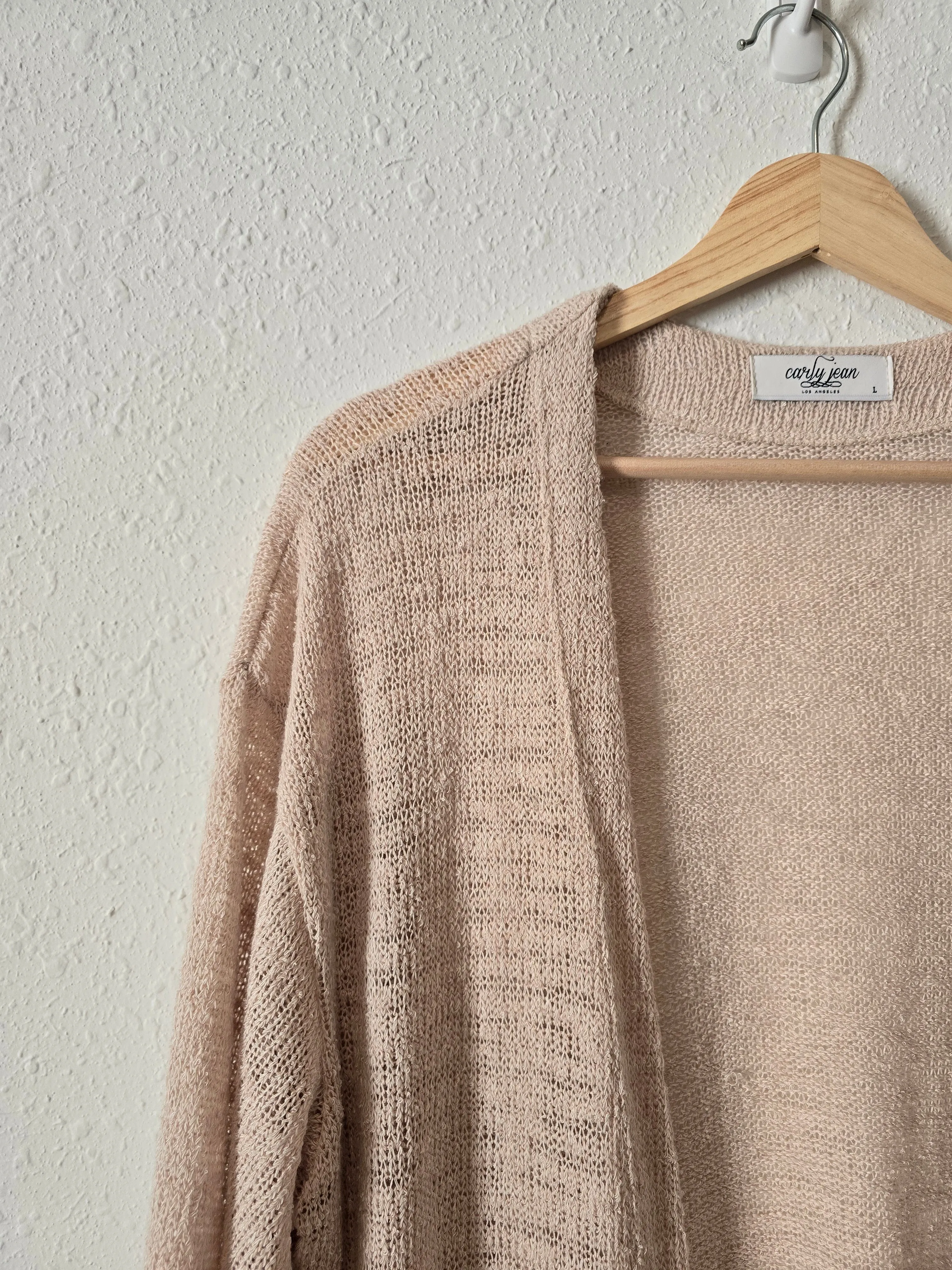 Carly Jean Long Knit Duster (L)