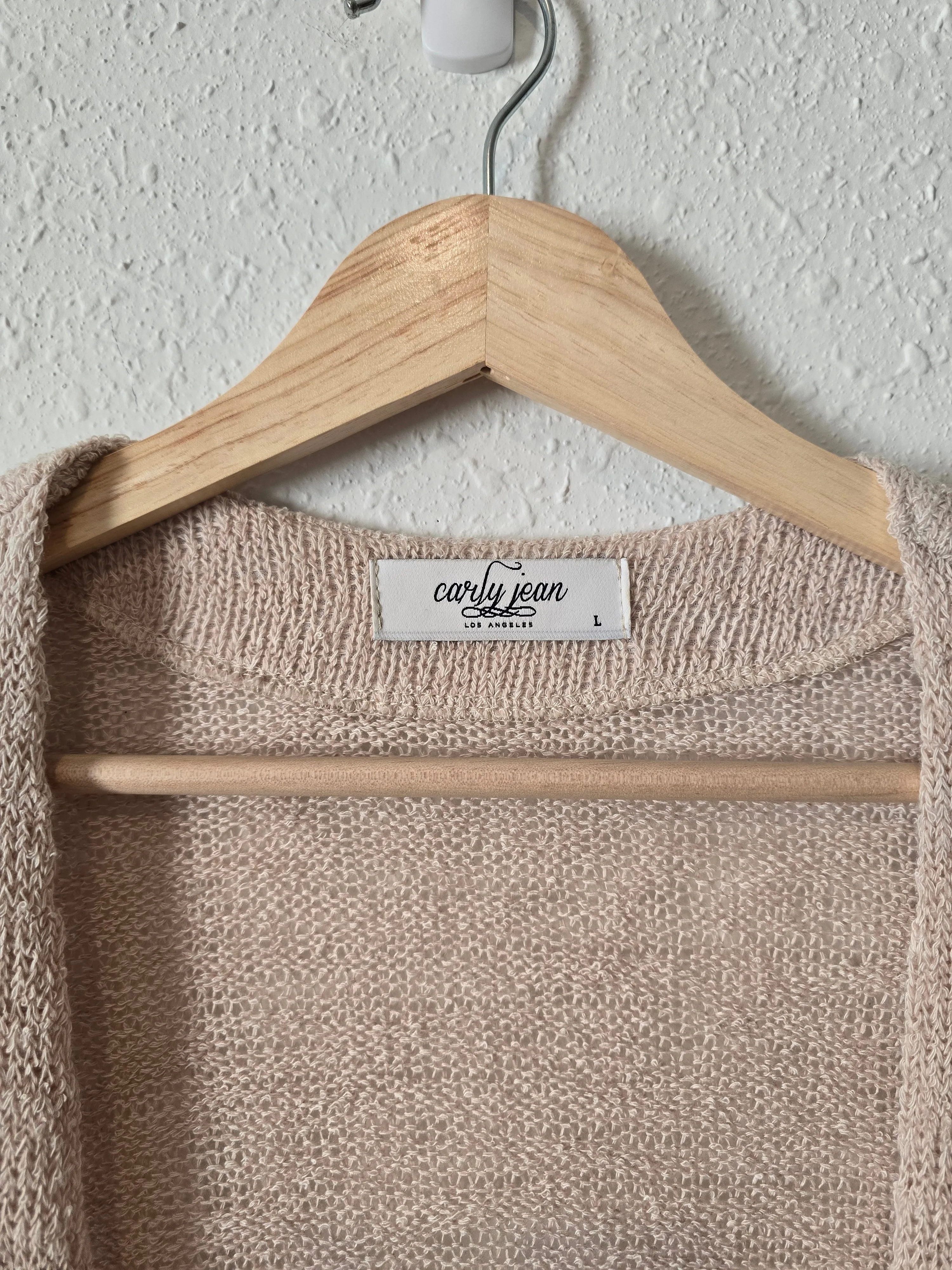 Carly Jean Long Knit Duster (L)
