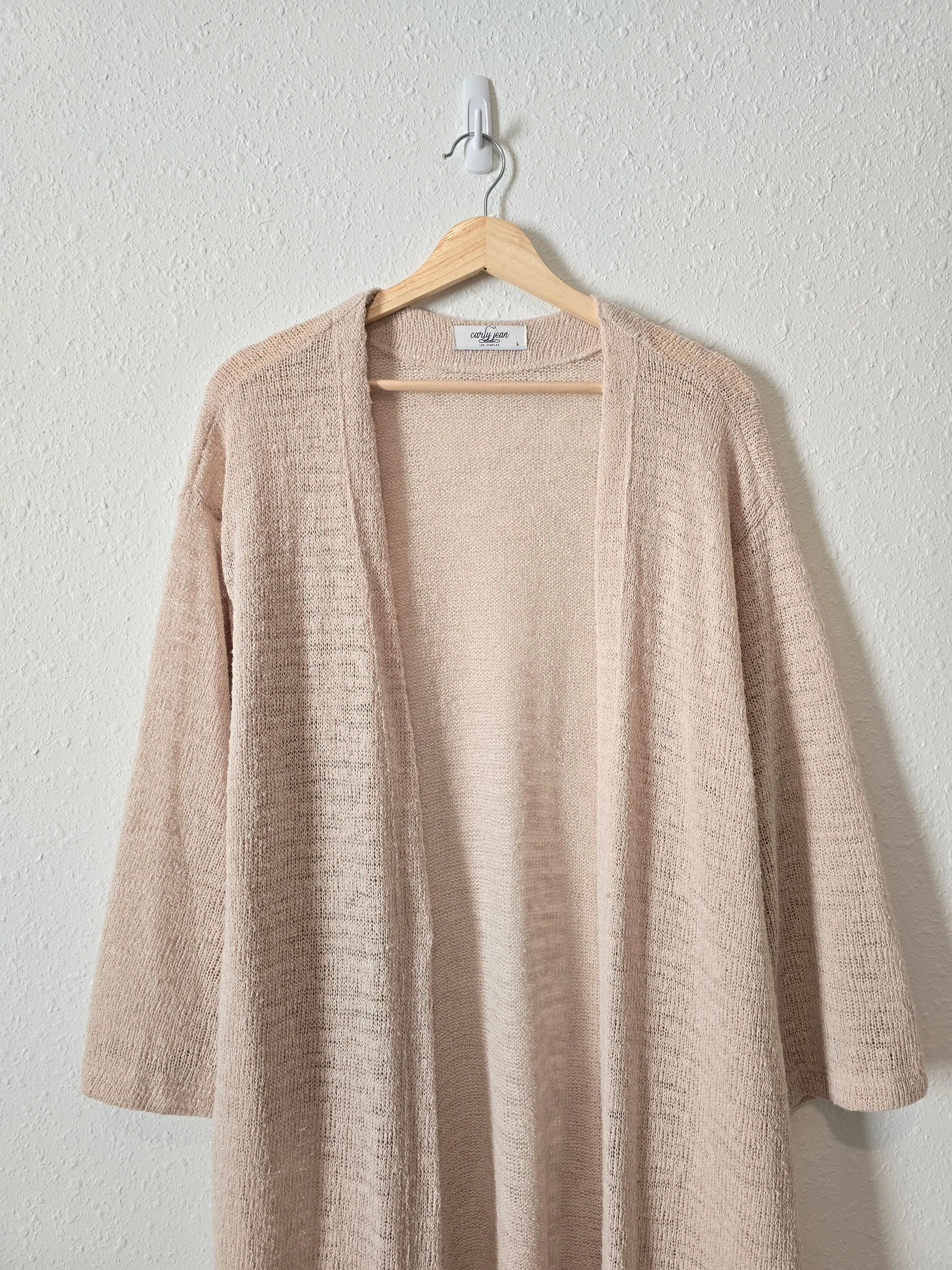 Carly Jean Long Knit Duster (L)