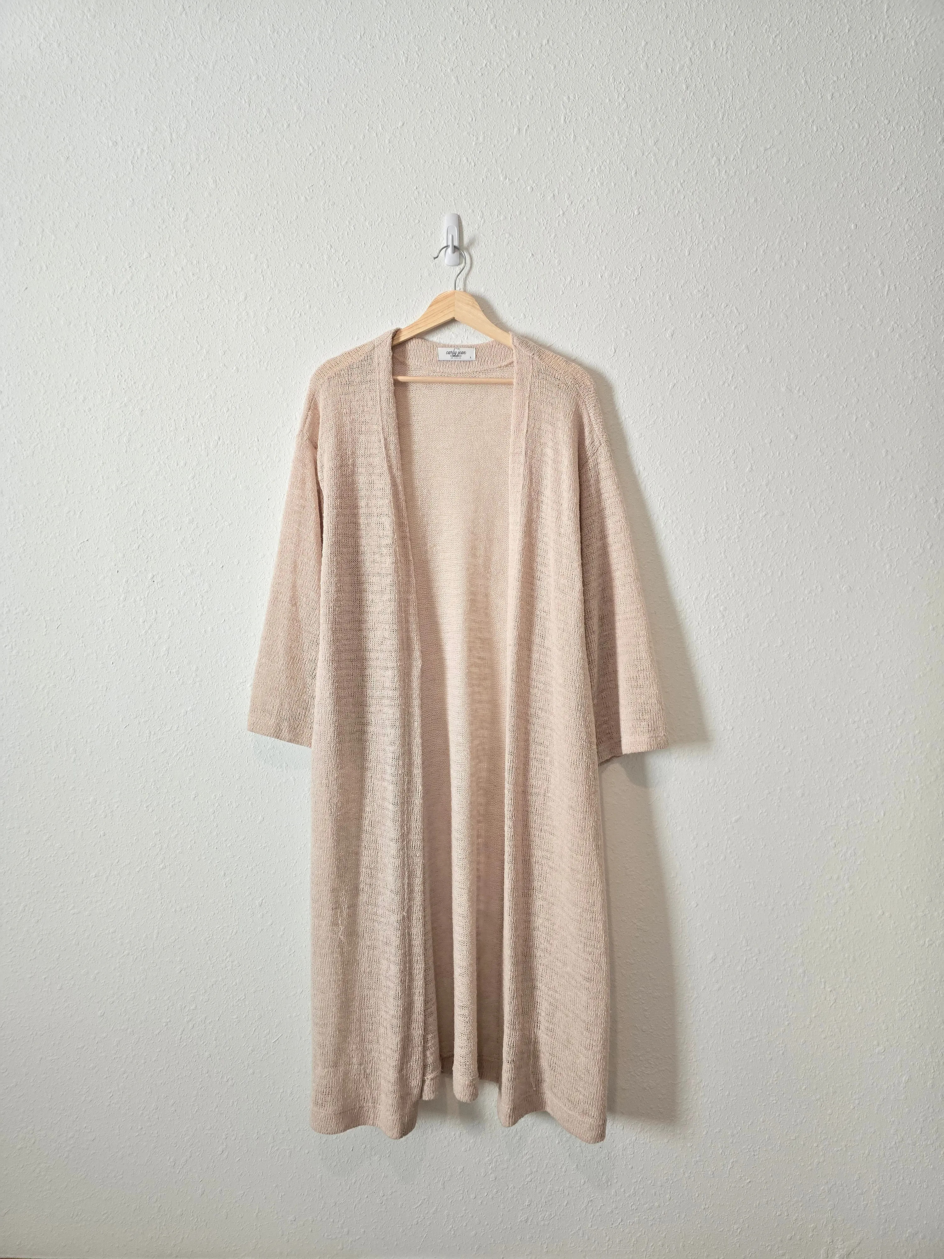 Carly Jean Long Knit Duster (L)