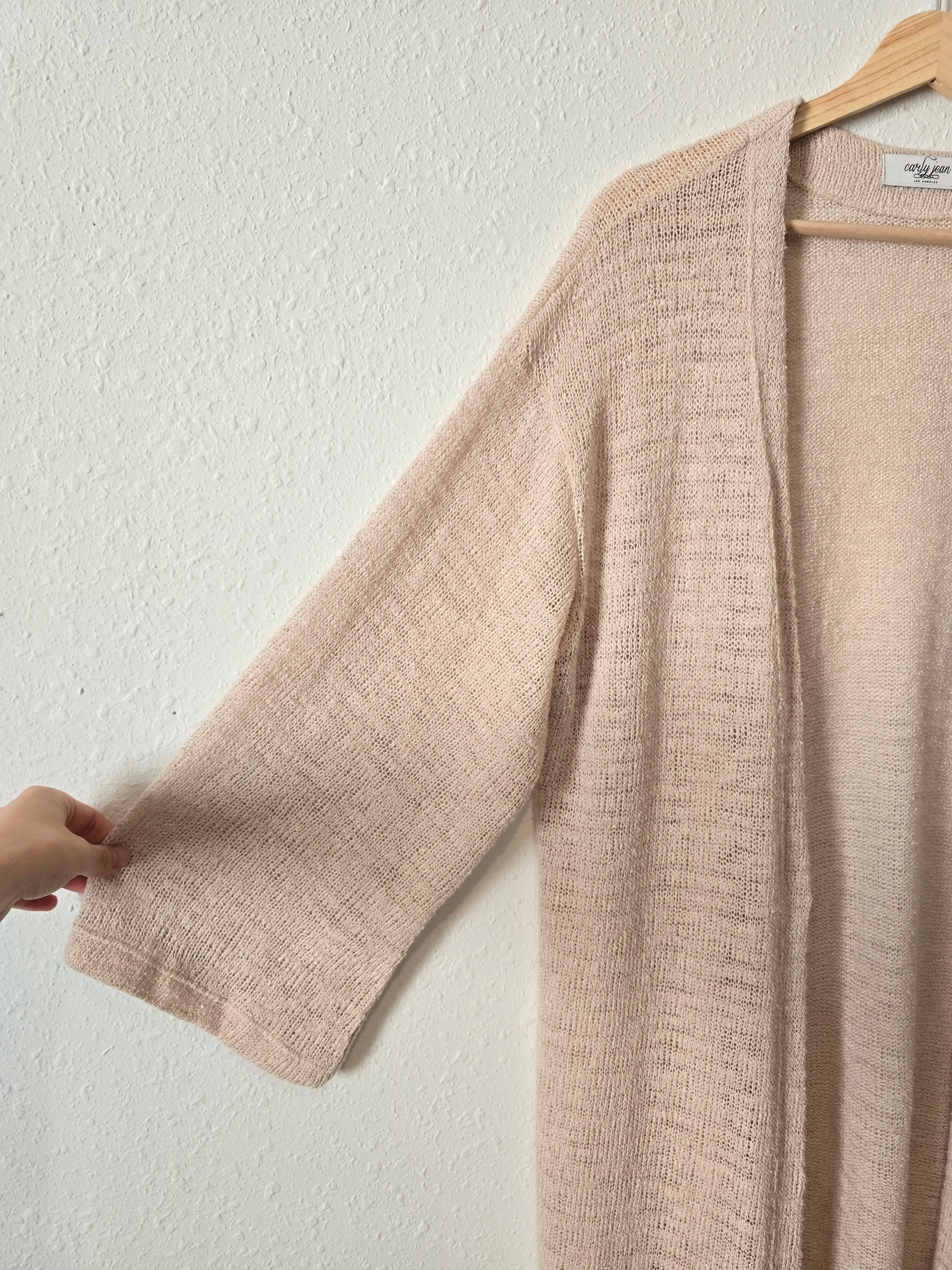 Carly Jean Long Knit Duster (L)