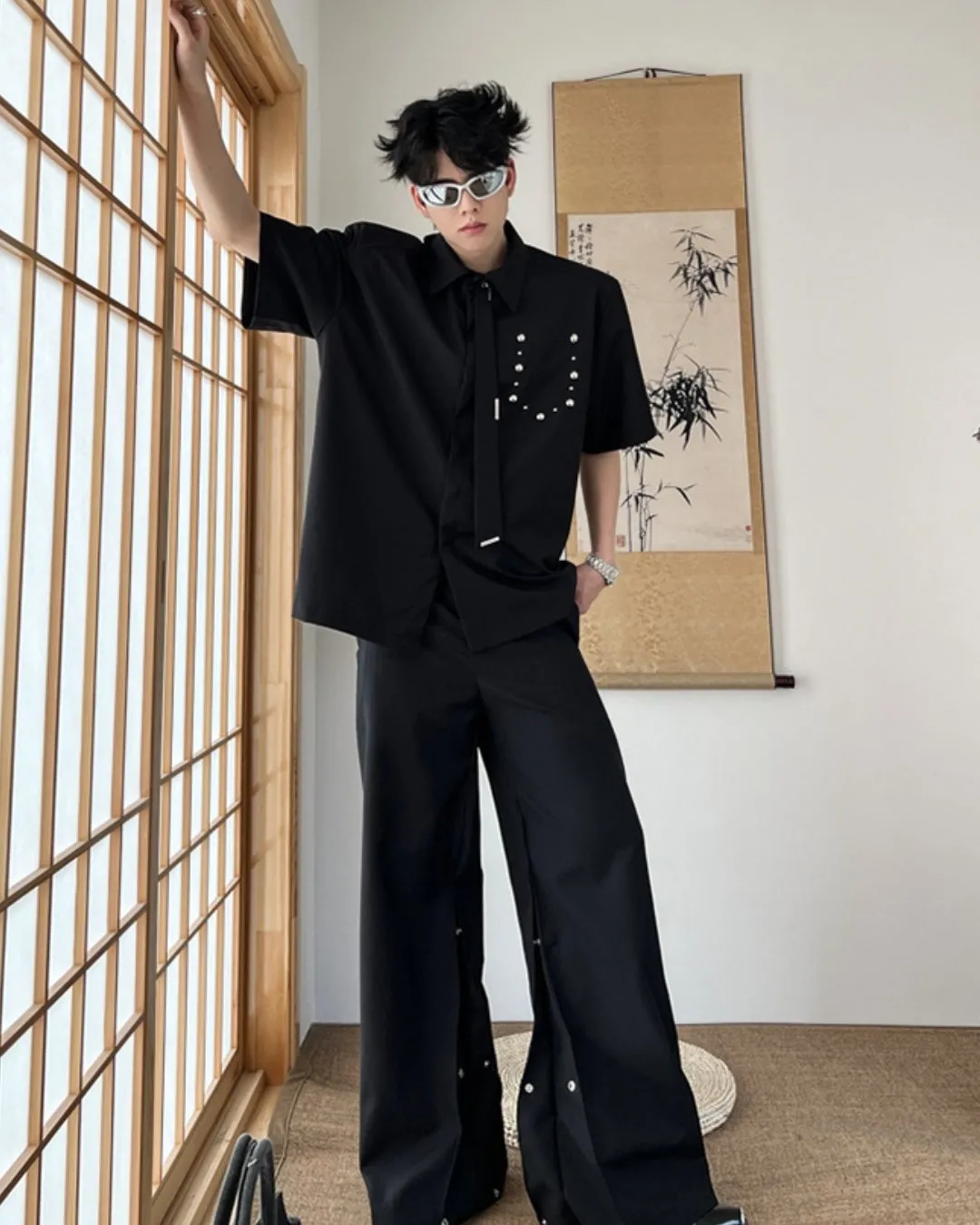 Casual High Waist Flared Pants TNS0093