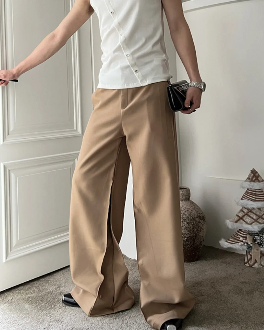 Casual High Waist Flared Pants TNS0093