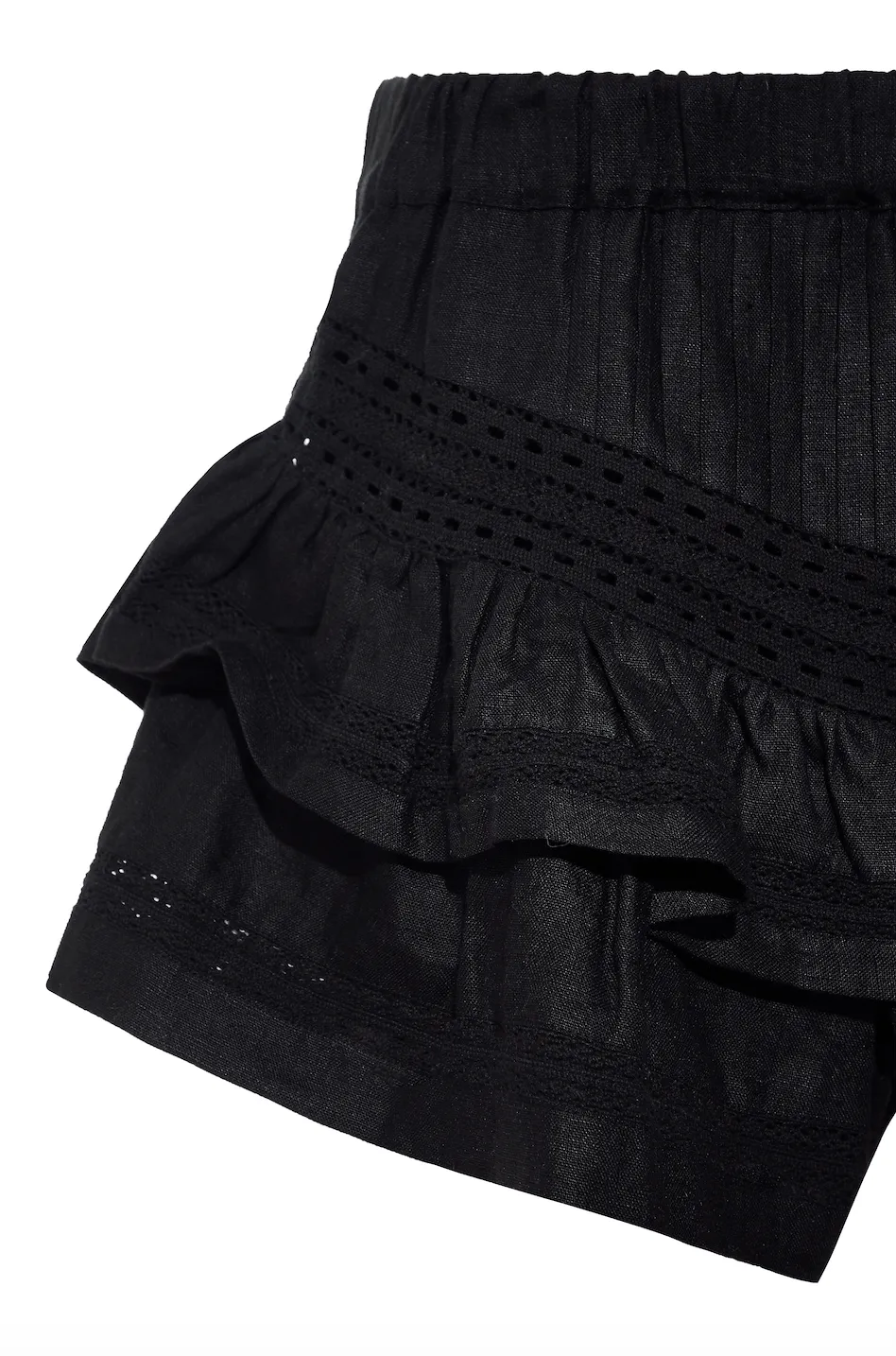Claudia Top & Shorts Set in Black