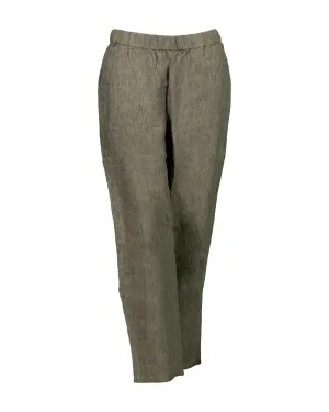 Eileen Fisher Linen Delave Tapered Ankle Pant