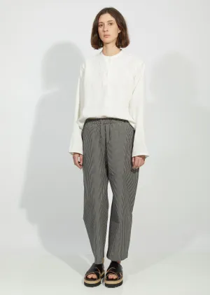Elastic Waist Wide Casual Pants
