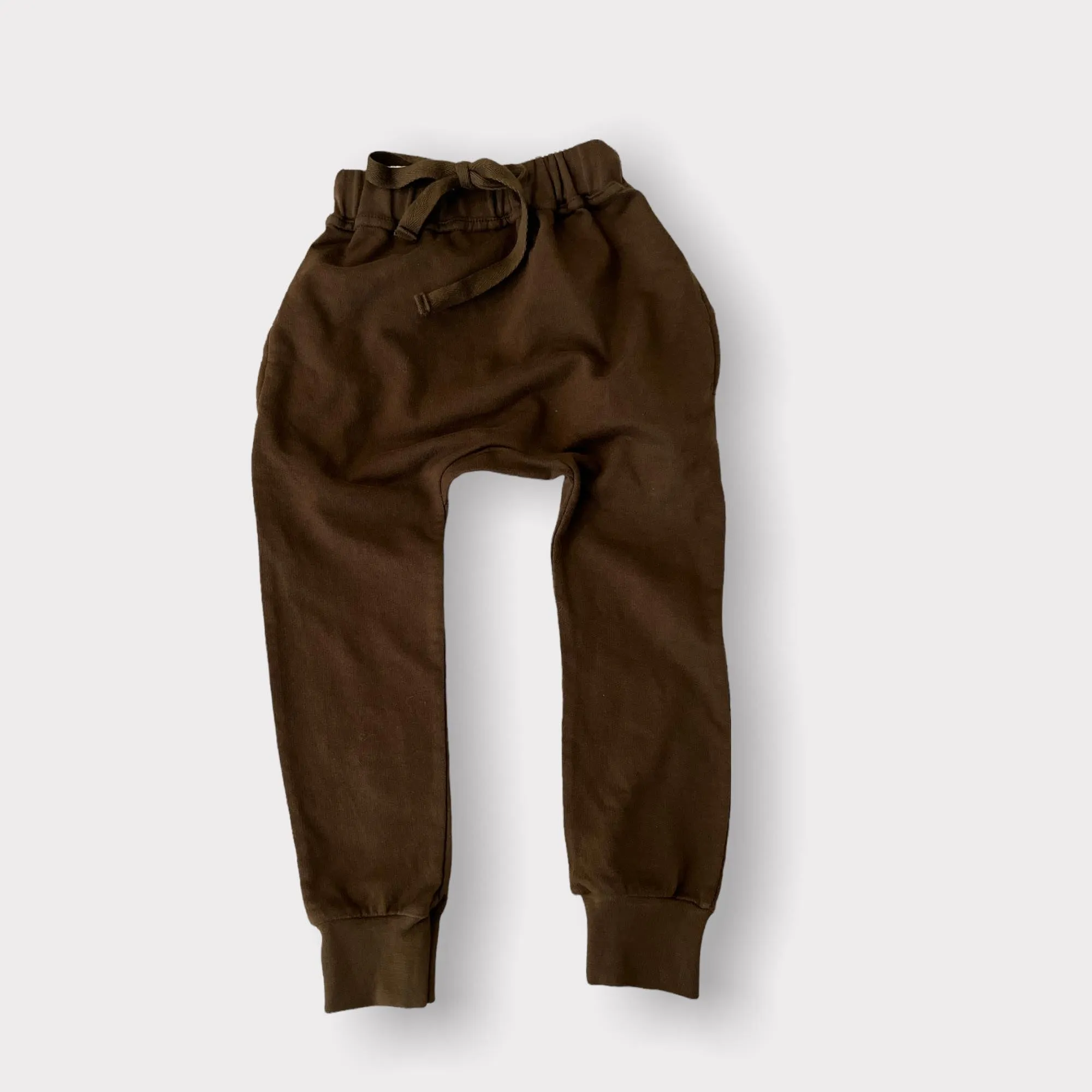 Emma Grace Shoppe Organic Joggers - Chocolate brown