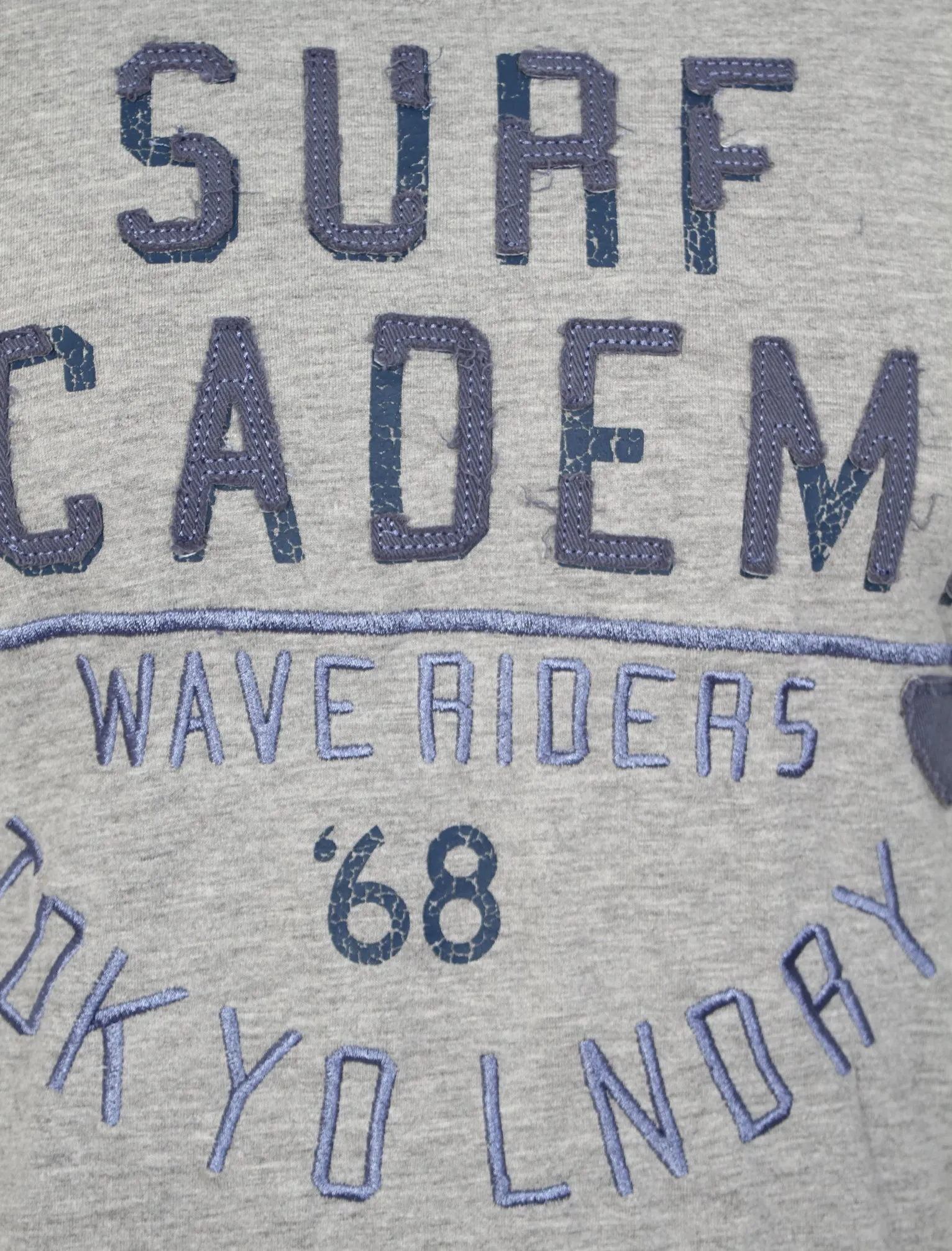 Fall Brook T-Shirt in Light Grey Marl - Tokyo Laundry