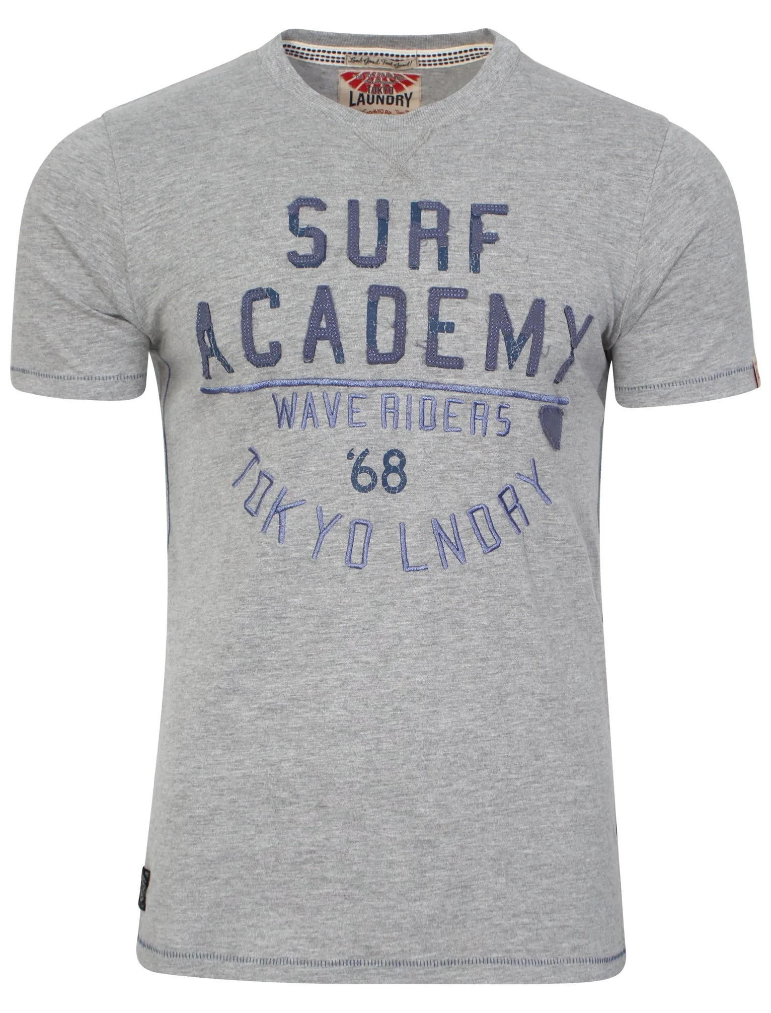 Fall Brook T-Shirt in Light Grey Marl - Tokyo Laundry