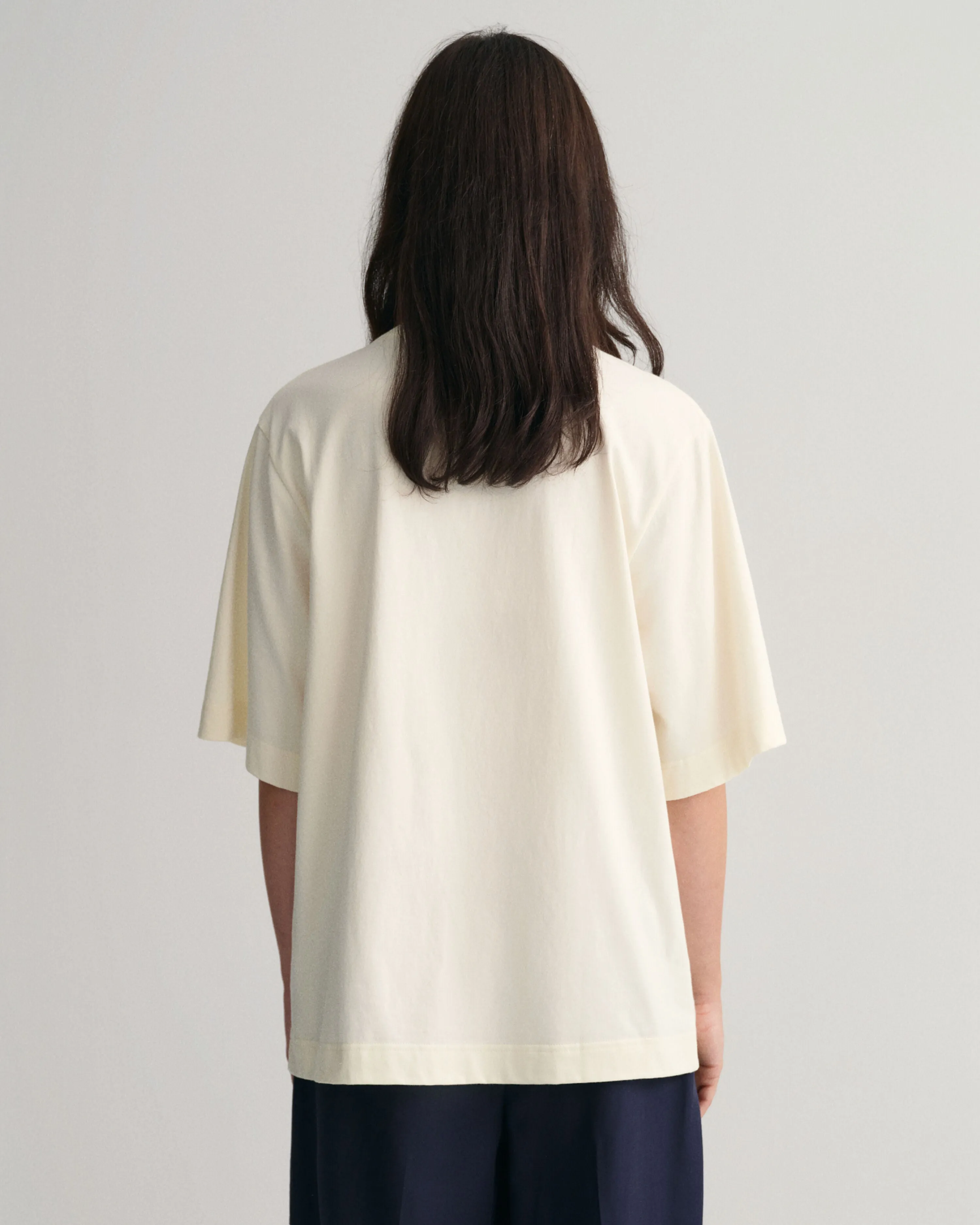 GANT Iris Print Oversized Cotton Tee 0257