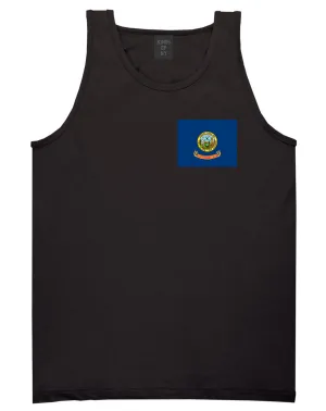 Idaho State Flag ID Chest Mens Tank Top T-Shirt