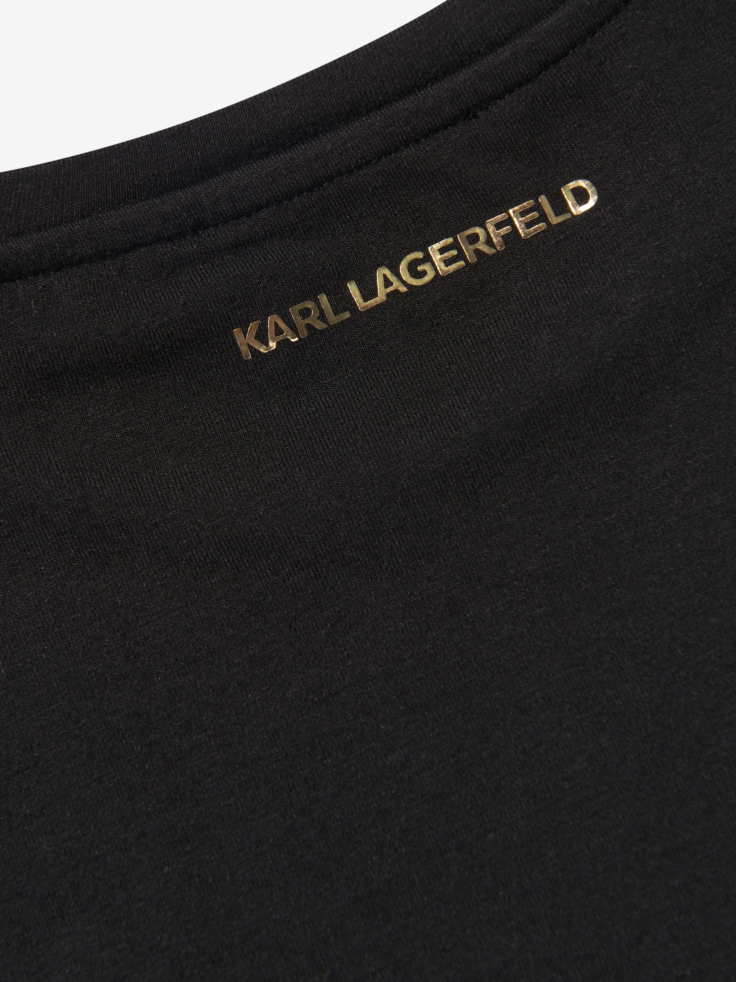 Karl Lagerfeld Girls Karl Ikonic Print T-Shirt