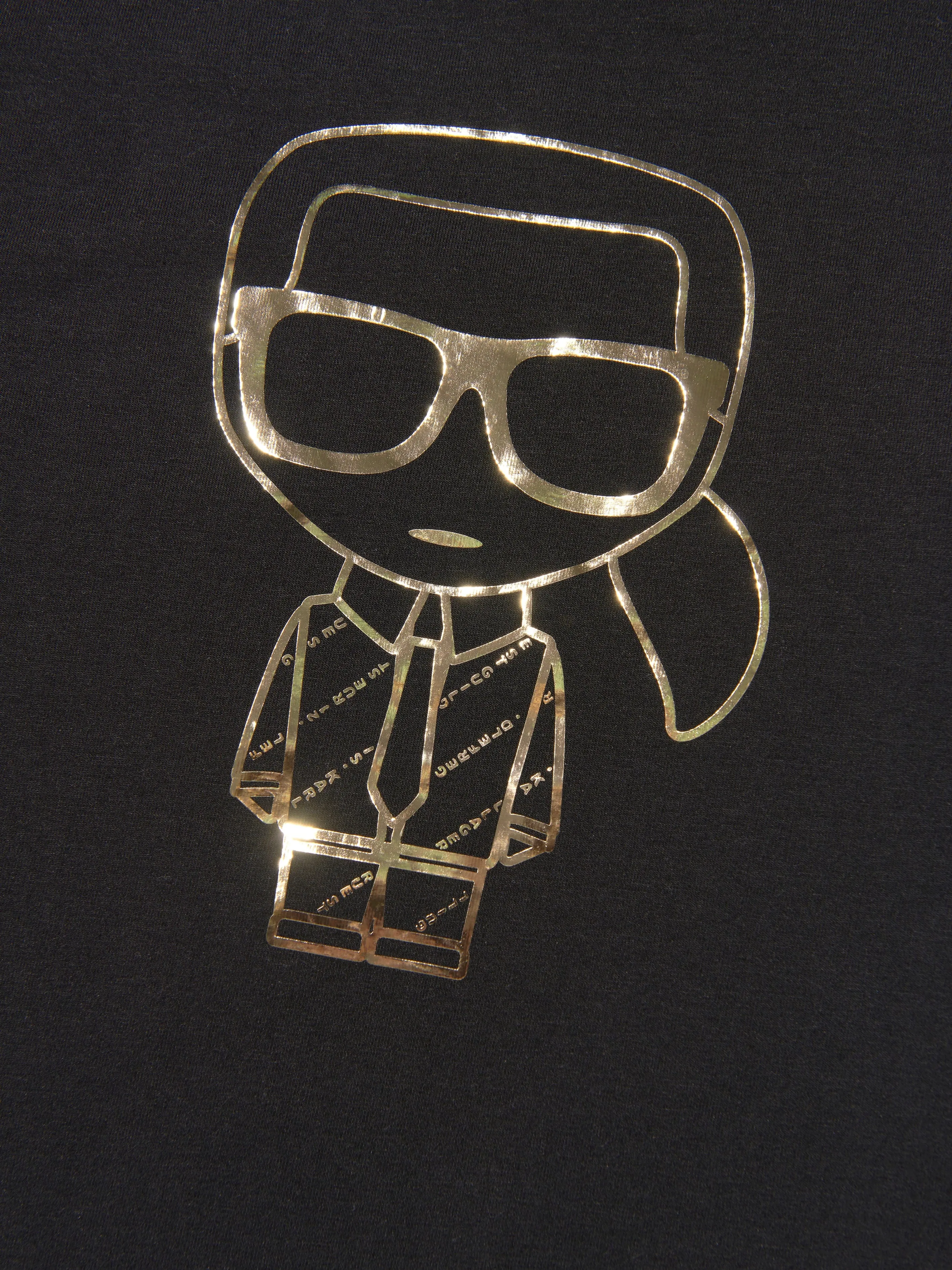 Karl Lagerfeld Girls Karl Ikonic Print T-Shirt