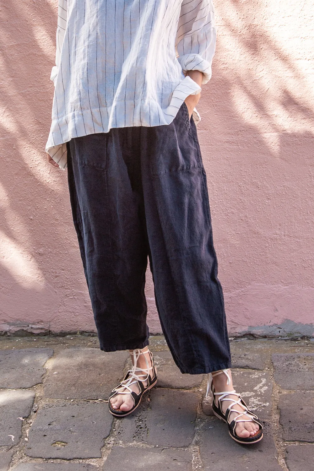 Metta - Frankie Peg Pant - Mid Weight Linen