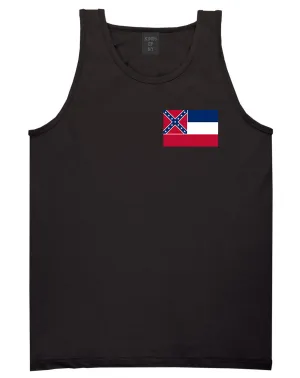 Mississippi State Flag MS Chest Mens Tank Top T-Shirt