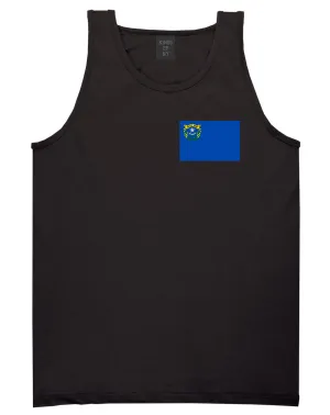 Nevada State Flag NV Chest Mens Tank Top T-Shirt