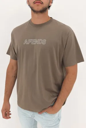 Outline Recycled Regular T-Shirt Beechwood