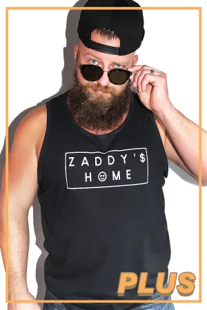 PLUS: Zaddy's Home Racerback Tank-Black