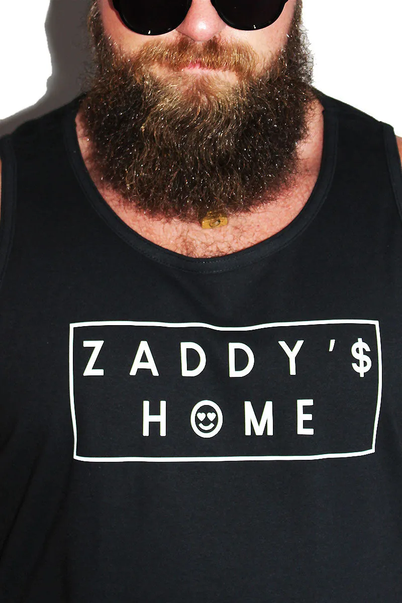 PLUS: Zaddy's Home Racerback Tank-Black