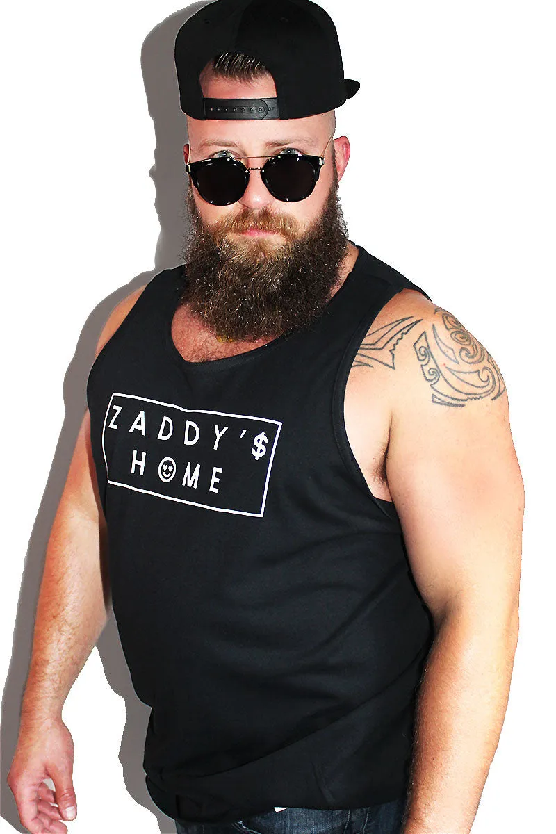 PLUS: Zaddy's Home Racerback Tank-Black