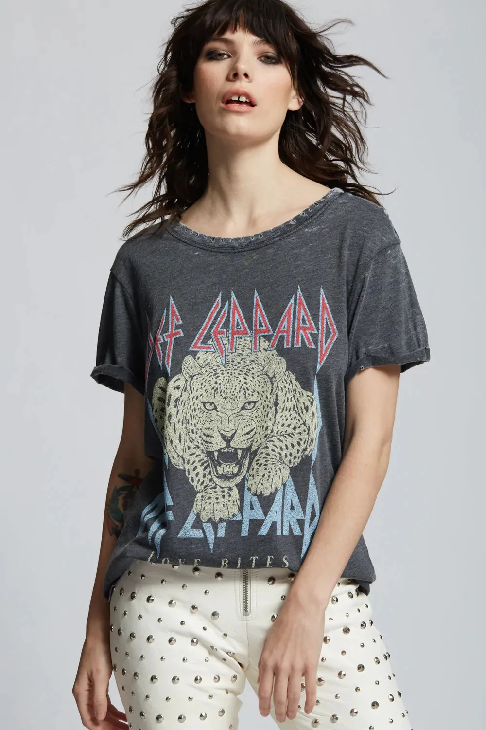 Recycled Karma Def Leppard Love Bites Tee