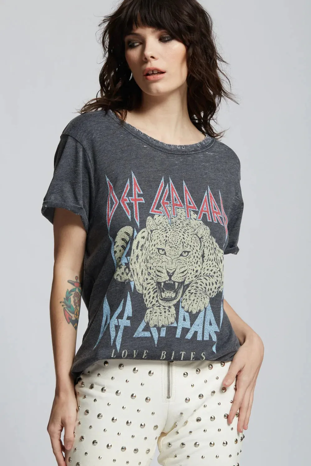 Recycled Karma Def Leppard Love Bites Tee
