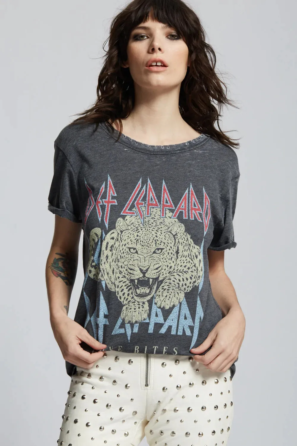 Recycled Karma Def Leppard Love Bites Tee