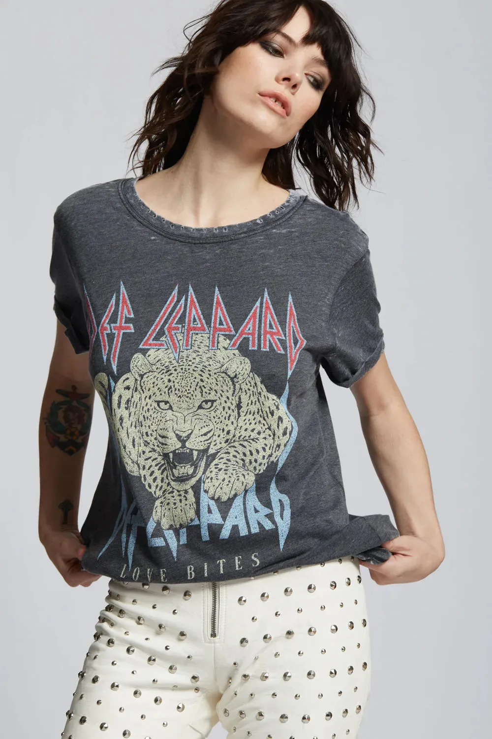 Recycled Karma Def Leppard Love Bites Tee