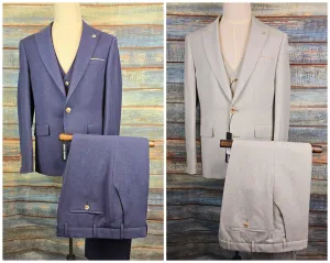 Remus Uomo Tapered Fit Linen-Blend Suit Jacket