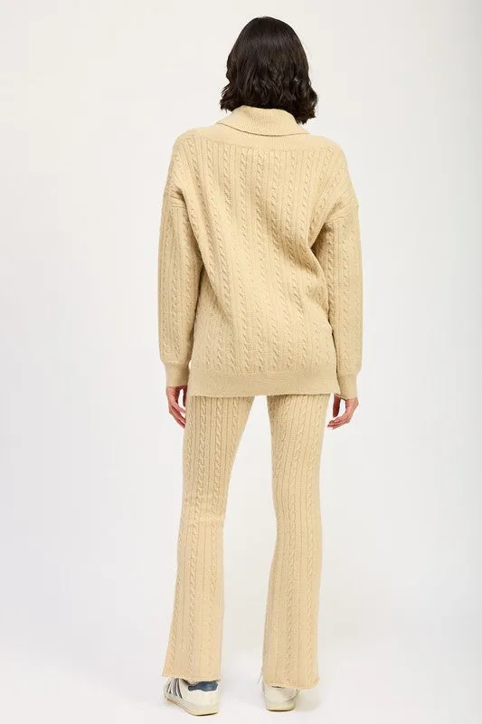 Rowland Knit Flared Pants