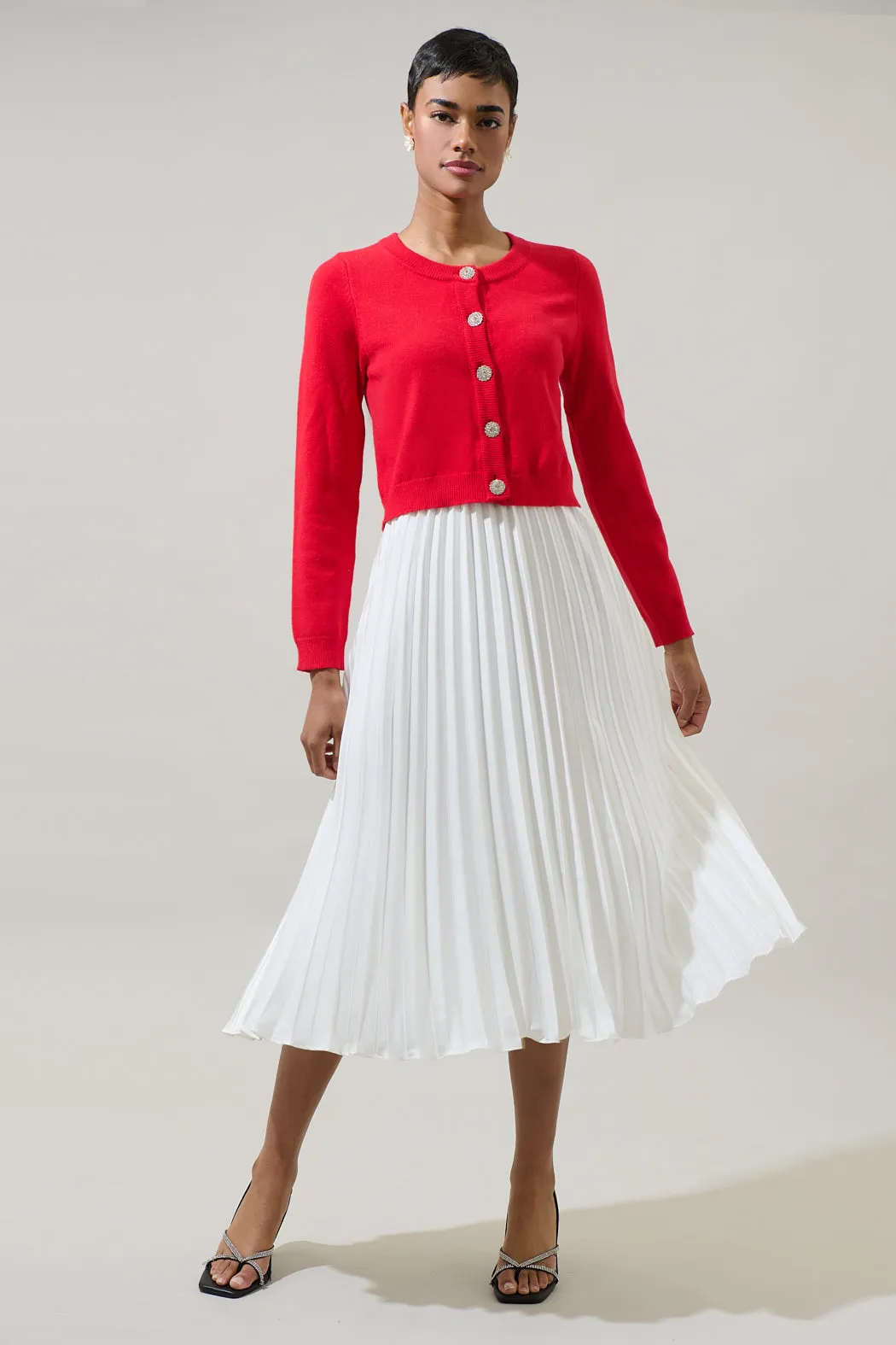 Sidney Pleated Maxi Skirt