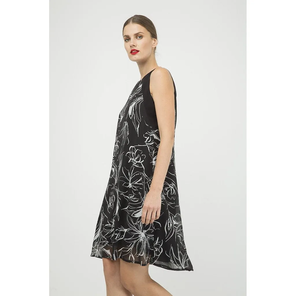 Summer A Line Chiffon Dress
