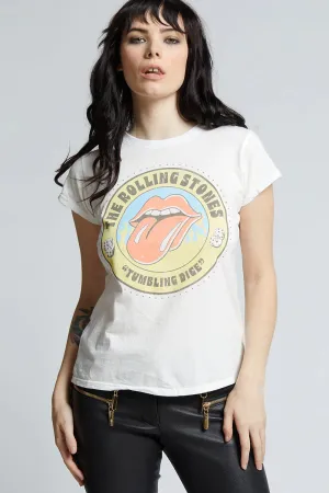 The Rolling Stones 1972 Party Tee - White